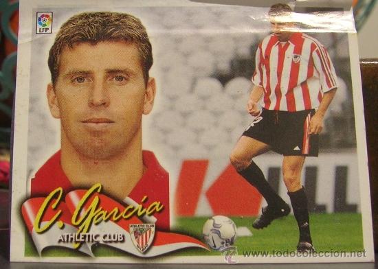 Cromos de f&uacute;tbol: EDICIONES  ESTE 2000-2001    00 01  CARLOS  GARC&Iacute;A  (AT. BILBAO)  VENTANILLA  LEER - Foto 1