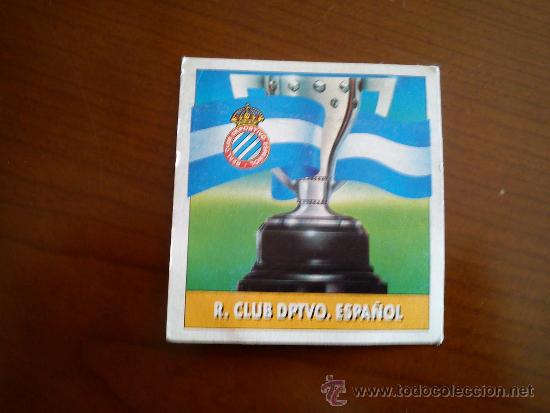 Cromos de F&uacute;tbol: Cromo escudo RCD Espa&ntilde;ol RCD Espa&ntilde;ol Liga 1992-93 Ediciones Este