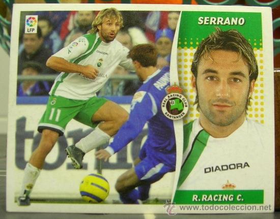 Cromos de f&uacute;tbol: EDICIONES ESTE 2006-2007   06 07   SERRANO    (RACING)   SIN PEGAR - Foto 1