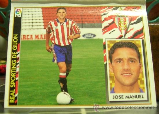 Cromos de f&uacute;tbol: EDICIONES ESTE 1997-1998 97 98 JOS&Eacute; MANUEL (COLOCA) SPORTING VENTANILLA LEER - Foto 1