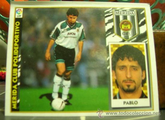 Cromos de f&uacute;tbol: EDICIONES ESTE 1997-1998 97 98 PABLO (COLOCA) MERIDA VENTANILLA LEER - Foto 1