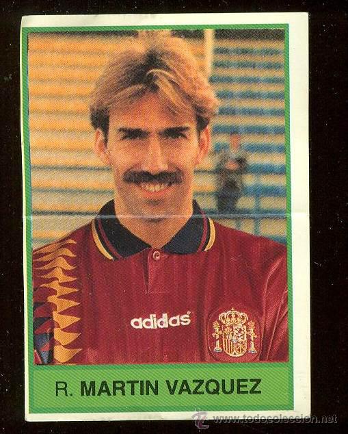 Cromos de F&uacute;tbol: bollycao  cromo  SELECCION NACIONAL ESPA&Ntilde;OLA DE FUTBOL 1994 USA.MARTIN VAZQUEZ