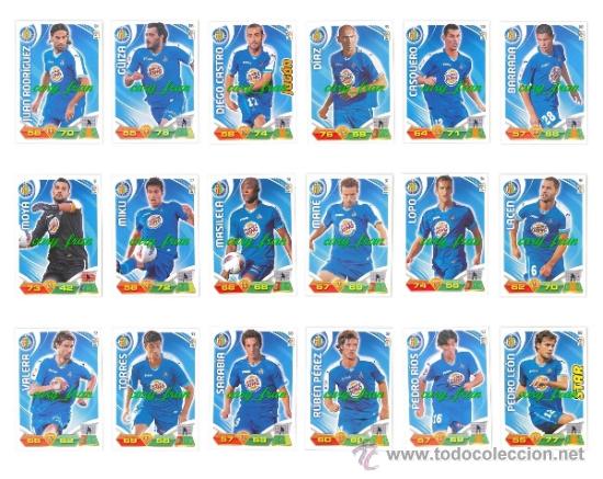Cromos de f&uacute;tbol: ADRENALYN 2011 2012 11 12 GETAFE 18 FICHAS BASICAS - Foto 1