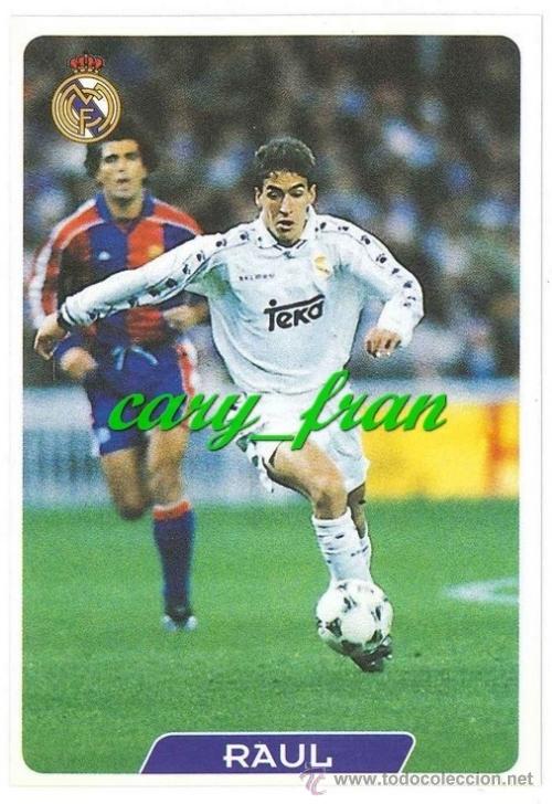 mundicromo 1995 1996 95 96 real madrid raul Comprar