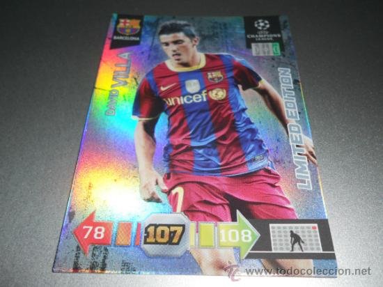 Oferta Cromos Villa Barcelona Cromos Adrenalyn Xl 2010-2011