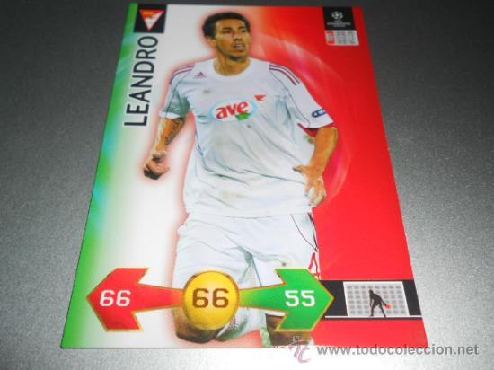 Cromos de f&uacute;tbol: LEANDRO DEBRECEN DVSC CROMOS ALBUM SUPER STRIKES UEFA CHAMPIONS LEAGUE 2009 2010 09 10