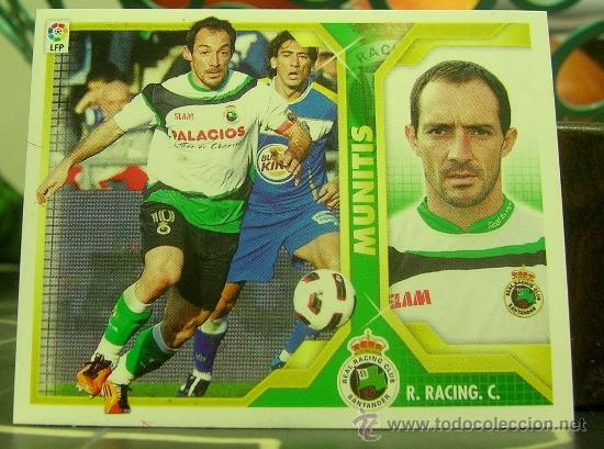 Cromos de f&uacute;tbol: EDICIONES ESTE 2011-2012    11 12  MUNITIS  (RACING)  SIN PEGAR - Foto 1