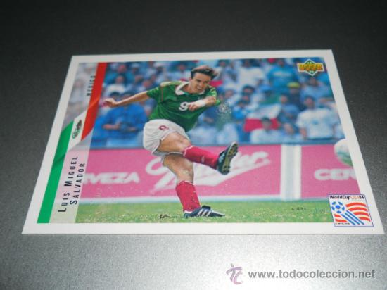 Cromos de F&uacute;tbol: 42 LUIS MIGUEL SALVADOR MEXICO CROMOS ALBUM UPPER DECK MUNDIAL WORLD CUP U.S.A. 1994 USA 94