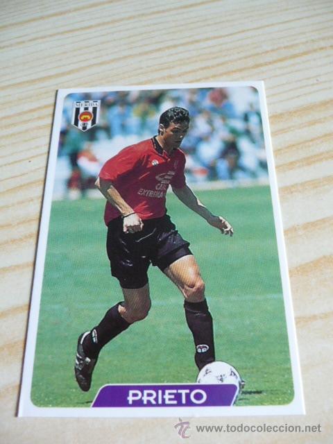 Fu&szlig;ball-Sticker: 353 PRIETO MERIDA MUNDICROMO FICHAS DE LA LIGA 1995-1996 95-96