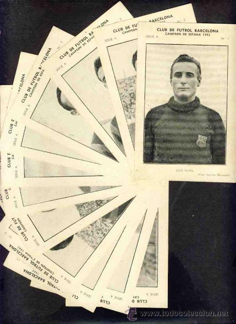 Cromos de f&uacute;tbol: Coleccion completa de 12 cromos de jugadores del Futbol Club Barcelona Bar&ccedil;a (ver fotos adicionales)