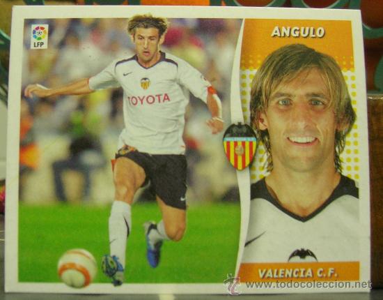 Cromos de f&uacute;tbol: EDICIONES ESTE 2006-2007  06 07  ANGULO   (VALENCIA) SIN PEGAR - Foto 1