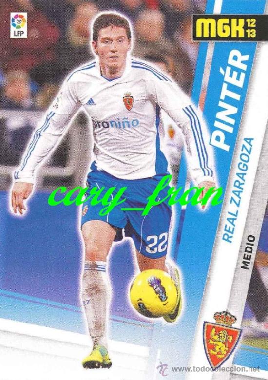 Cromos de f&uacute;tbol: MEGACRACKS 2012 2013 12 13 ZARAGOZA PINTER - Foto 1