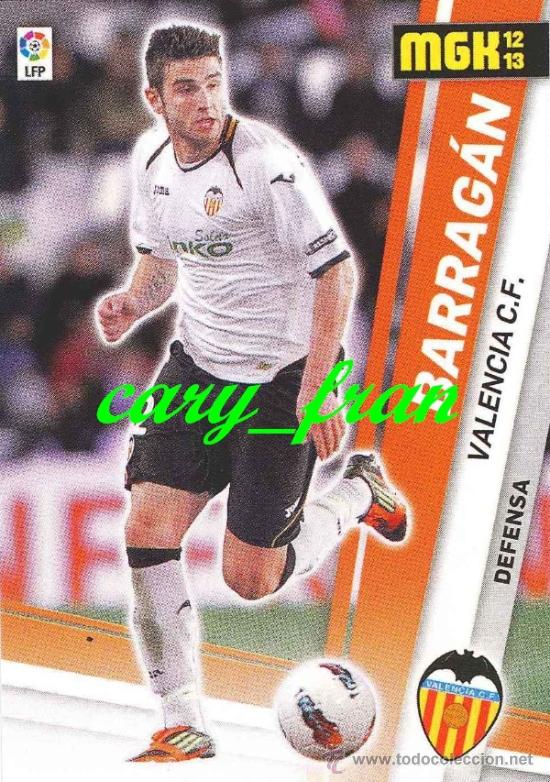Cromos de f&uacute;tbol: MEGACRACKS 2012 2013 12 13 VALENCIA BARRAGAN - Foto 1
