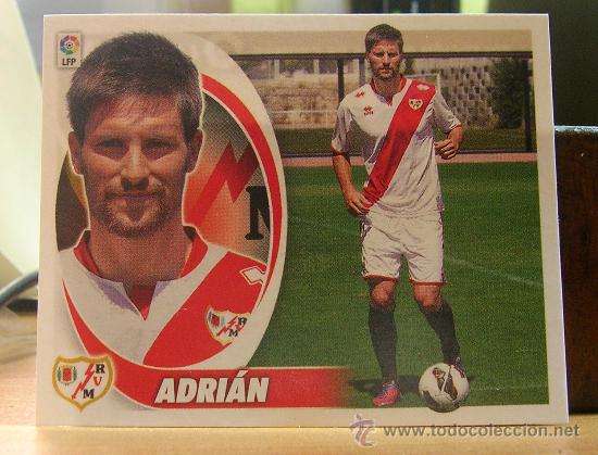 Cromos de f&uacute;tbol: EDICIONES ESTE 2012-2013  12 13  ADRIAN   (RAYO VALLECANO)  SIN PEGAR - Foto 1