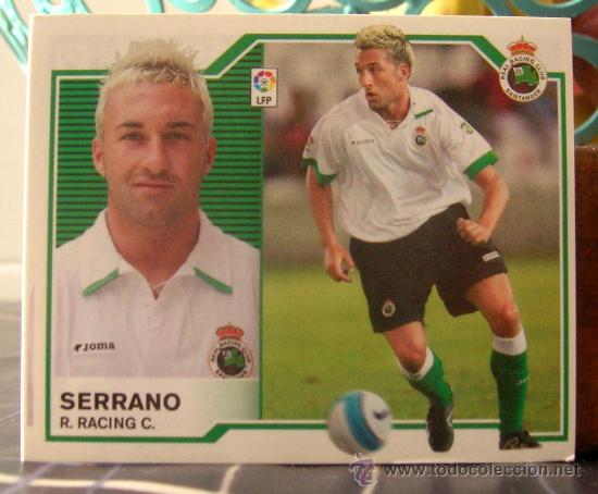 Cromos de f&uacute;tbol: EDICIONES ESTE 2007-2008  07 08  SERRANO  (RACING) SIN PEGAR - Foto 1