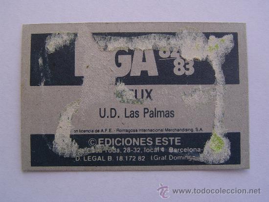 Cromos de f&uacute;tbol: FELIX, U.D. LAS PALMAS 82-83 - Foto 2