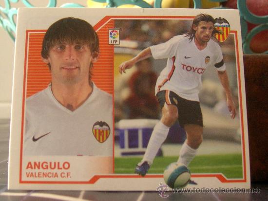 Cromos de f&uacute;tbol: EDICIONES ESTE 2007-2008  07 08  ANGULO  (VALENCIA) SIN PEGAR - Foto 1