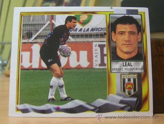 Cromos de f&uacute;tbol: EDICIONES ESTE 1995-1996  95 96  LEAL  (MERIDA)  SIN PEGAR - Foto 1