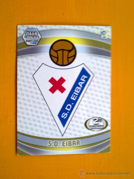 Cromos de f&uacute;tbol: escudo eibar, n&ordm; 434, mega cracks  2007 2008 07 08 panini - Foto 1