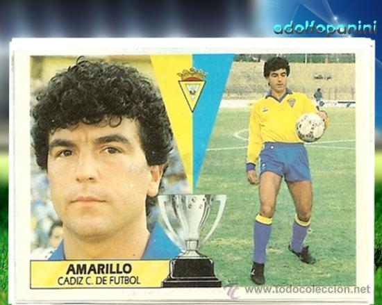 Cromos de f&uacute;tbol: ESTE 87 88 AMARILLO B&Aacute;SICO DESPEGADO - Foto 1