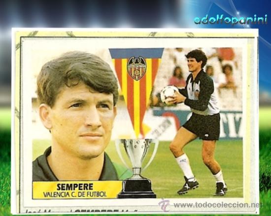 Cromos de f&uacute;tbol: ESTE 87 88 SEMPERE B&Aacute;SICO DESPEGADO - Foto 1