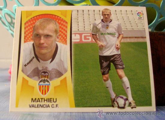 Cromos de f&uacute;tbol: EDICIONES ESTE 2009-2010  09 10   MATHIEU  (VALENCIA)  SIN PEGAR - Foto 1