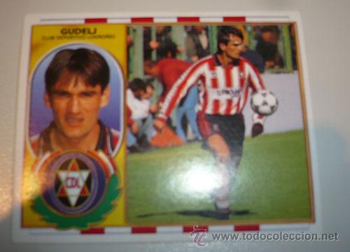 Cromos de f&uacute;tbol: GUDELJ LOGRO&Ntilde;ES EDICIONES ESTE 1996-97 BAJA ESTE 96-97. - Foto 1