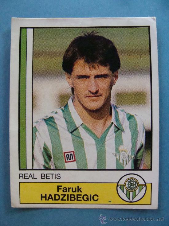Figurine di Calcio: CROMO DE F&Uacute;TBOL. FARUK HADZIGEGIC 62. F&Uacute;TBOL 87. 1986 1987. PANINI.