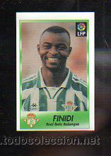 Cromos de F&uacute;tbol: CROMO DE FUTBOL BOLLYCAO. LIGA 96 - 97. FINIDI