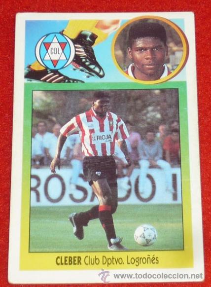 Cromos de f&uacute;tbol: CLEBER C.D. LOGRO&Ntilde;ES EDICIONES ESTE 93-94 - 1993-94 - Foto 1