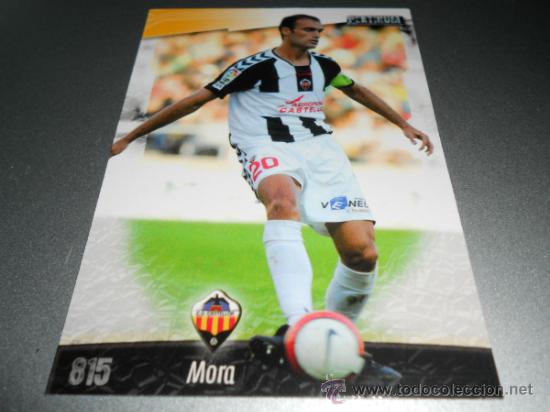 Figurine di Calcio: 815 MORA CASTELLON CROMOS ALBUM MUNDICROMO FICHAS LIGA FUTBOL 2008 2009 08 09
