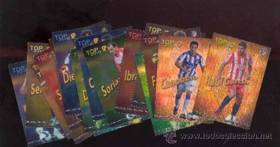 Fu&szlig;ball-Sticker: LOTE 17 CROMOS TOP 2010 - VER FOTOS