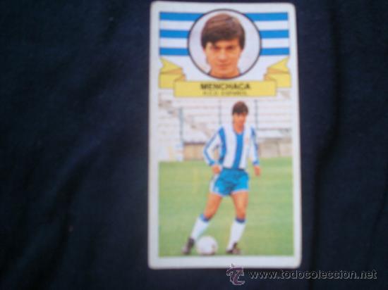 Cromos de f&uacute;tbol: este 85 fichaje 21 menchaca - Foto 1