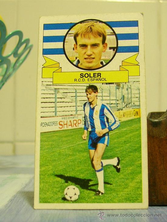 Cromos de f&uacute;tbol: EDICIONES ESTE 1985-1986  85 86  SOLER  (ESPANYOL)   SIN PEGAR - Foto 1