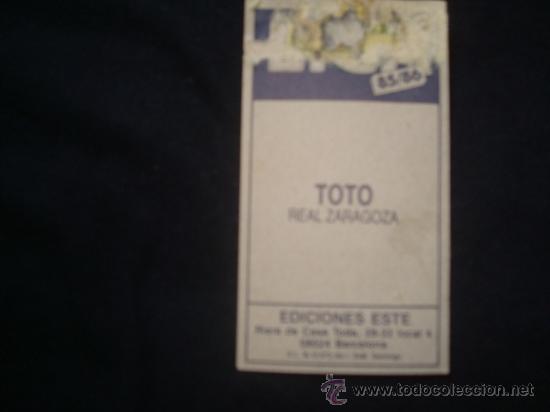 Cromos de f&uacute;tbol: este 85 baja toto - Foto 2