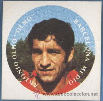 Cromos de f&uacute;tbol: Antonio Olmo - Olmo - Barcelona - Ortiz - Foto 1