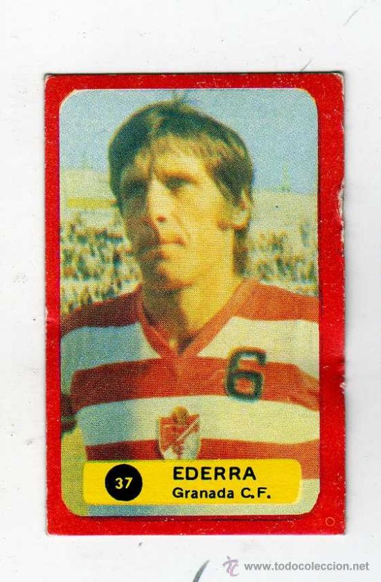 Cromos de f&uacute;tbol: GRANADA CF - NUM 37 EDERRA, 1975, SIN PEGAR - Foto 1
