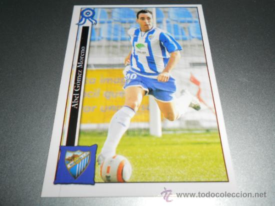 Cromos de F&uacute;tbol: 962 ABEL MALAGA B CROMOS ALBUM MUNDICROMO PLATINUM LIGA FUTBOL 05 06 2005 2006