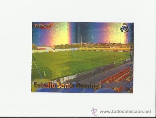 Cartes &agrave; collectionner de Football: 767 ESTADIO SANTO DOMINGO-  BRILLO RAYAS HORIZONTALES - MUNDICROMO 2012 2013 PLATINUM 12 13