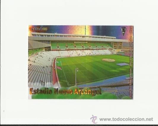 Figurine di Calcio: 803 ESTADIO NUEVO ARCANGEL - BRILLO RAYAS HORIZONTALES - MUNDICROMO 2012 2013 PLATINUM 12 13