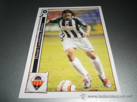 Cromos de F&uacute;tbol: 1029 CASABLANCA CASTELLON CROMOS ALBUM MUNDICROMO PLATINUM LIGA FUTBOL 05 06 2005 2006