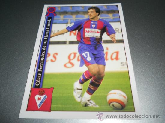 Cromos de F&uacute;tbol: 724 CESAR EIBAR CROMOS ALBUM MUNDICROMO PLATINUM LIGA FUTBOL 2005 2006 05 06