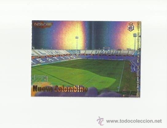 Figurine di Calcio: 965 ESTADIO NUEVO COLOMBINO - BRILLO RAYAS HORIZONTALES - MUNDICROMO 2012 2013 PLATINUM 12 13