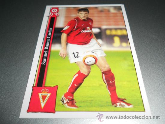 Cromos de F&uacute;tbol: 877 SAMUEL MURCIA CROMOS ALBUM MUNDICROMO PLATINUM LIGA FUTBOL 05 06 2005 2006