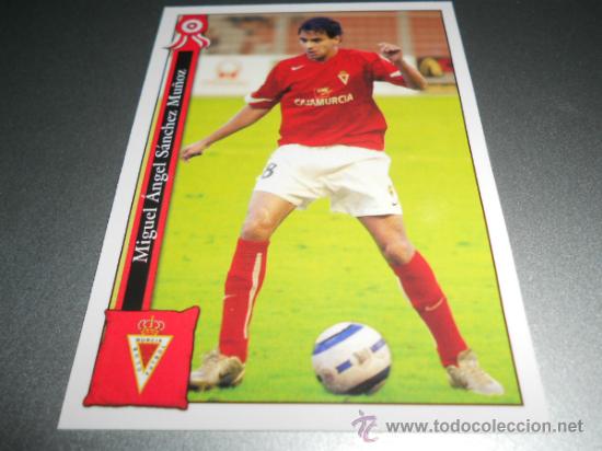 Cromos de F&uacute;tbol: 874 MICHEL MURCIA CROMOS ALBUM MUNDICROMO PLATINUM LIGA FUTBOL 05 06 2005 2006