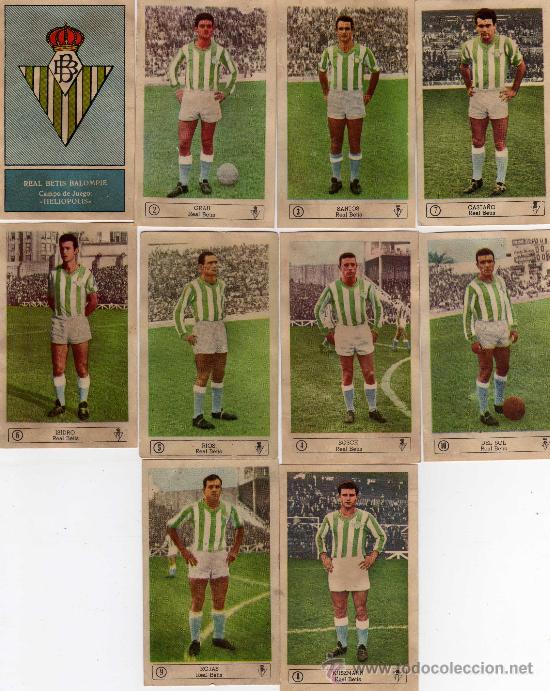 Cromos de f&uacute;tbol: 7 cromos del betis, de ediciones ferca 1959-60 - Foto 1