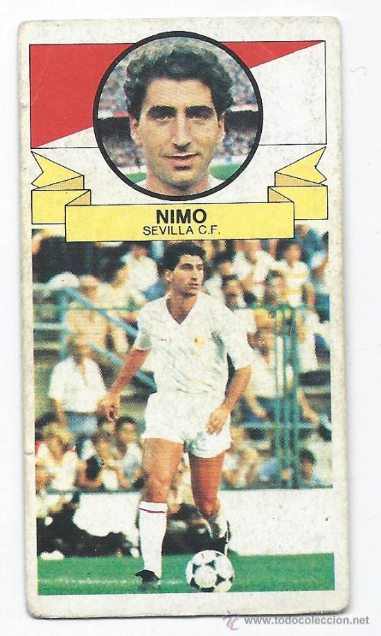 Cromos de f&uacute;tbol: LIGA ESTE 85/86- NIMO  (SEVILLA) - Foto 1