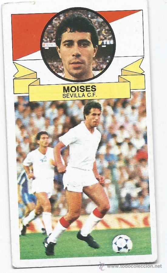 Cromos de f&uacute;tbol: LIGA ESTE 85/86- MOISES  (SEVILLA) - Foto 1