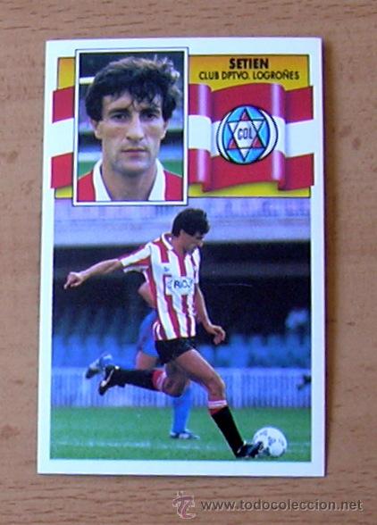 Cromos de f&uacute;tbol: Logro&ntilde;&eacute;s - Seti&eacute;n - Ediciones Este 1990-1991, 90-91 - nunca pegado - Foto 1