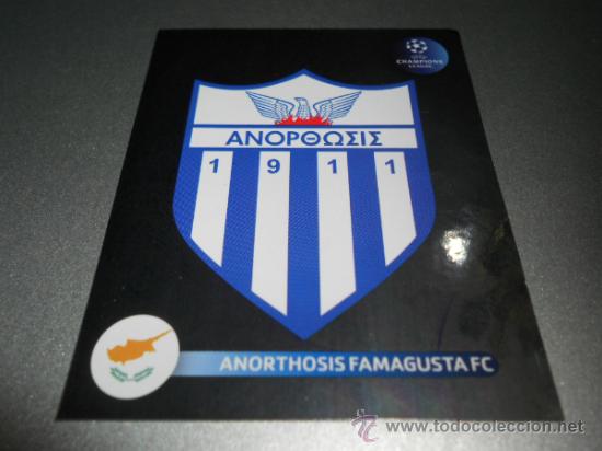 Panini 43 Logo Emblem Anorthosis Famagusta UEFA CL 2008/09